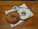 BAGEL WITH CREAM CHEESE FOUND NEAR BLACK HOLE