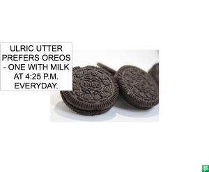 ULRIC UTTER'S OREOS