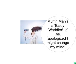 ARTIST AH IF MUFFIN MAN APOLOGIZED