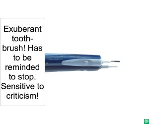 EXUBERANT TOOTHBRUSH