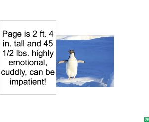 PAGE PENGUIN IMPATIENT