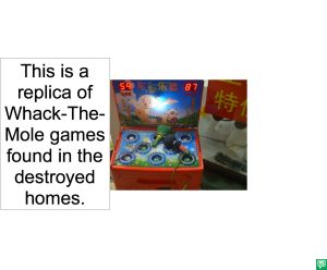 WHACK THE MOLE GAME BUBBLE