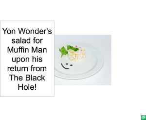 YON WONDER'S SALAD FOR MUFFIN MAN