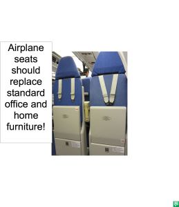 AIRPLANE SEATS COMFORTABLE AND SECURE