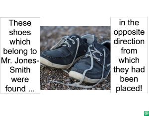 MR. JONES-SMITH'S SHOES