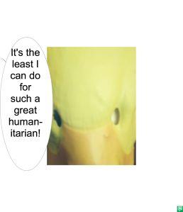 MUFFIN MAN CREATES A DONUT HOLE FOR MR. WHOOEY