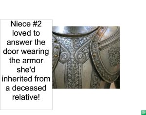 NIECE #2 WEARING ARMOR