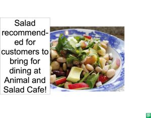 SALAD RECOMMENDED BY CAFE