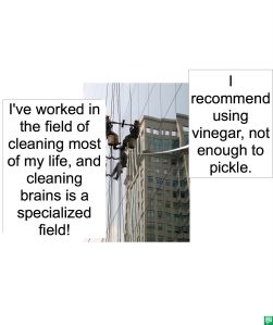 T. T. SMARTICUS USES VINEGAR