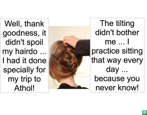 WOMAN TOURIST SITTING