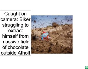 BIKER EXTRACT HIMSELF