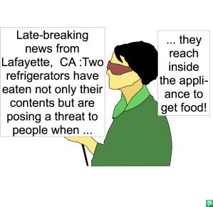 LAFAYETTE REPORTER REGRIGERATORS