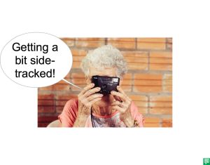 MRS. LONG SIDETRACKED