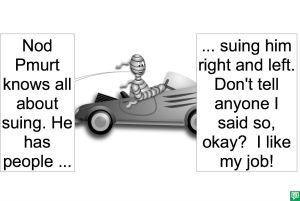 PMURT'S CHAUFFEUR SUING