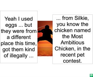 SONNY CECIL SILKIE EGG