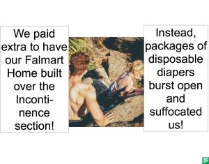 COUPLE DISPOSABLE DIAPERS