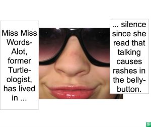 MISS MISS WORDS-ALOT IN SILENCE