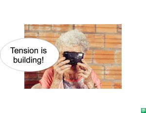 MRS. LONG TENSION IS BUILDING