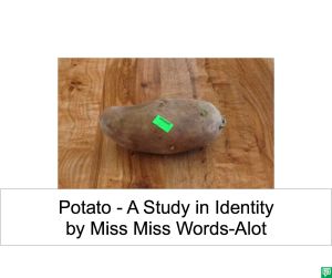 POTATO BY MISS MISS WORDS-ALOT