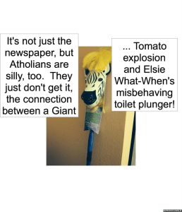 FAMOUS GIANT TOMATO AND TOILET PLUNGER AUTHORITY