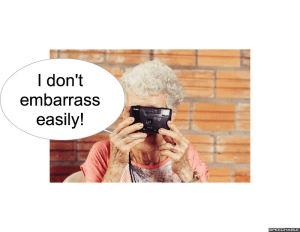 MRS. LONG EMBARRASS EASILY