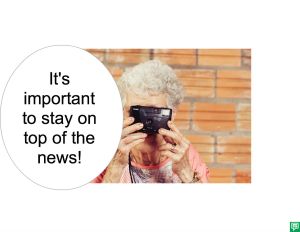 MRS. LONG TOP OF THE NEWS