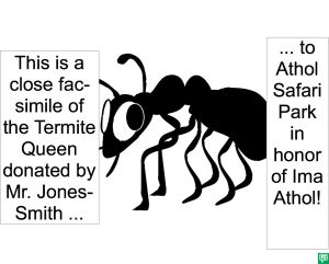 TERMITE QUEEN DONATED