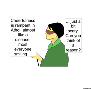 LEAD REPORTER CHEERFULNESS