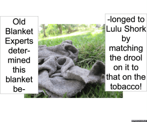 LULU SPORK'S BLANKET DROOL