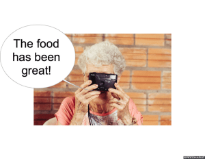 MRS. LONG FOOD HAS BEEN GREAT