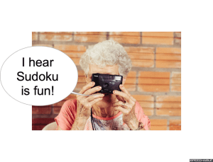 MRS. LONG I HEAR SUKODU IS FUN