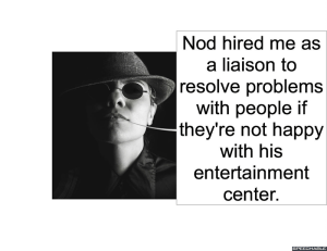 NOD PMURT'S PROBLEM LIAISON