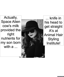 CHOCOLATOLOGIST SPACE ALIEN COW'S MILK