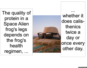 FROG LEG PROTEIN ANALYST