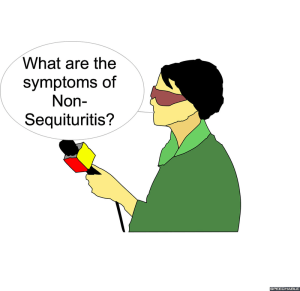 LEAD REPORTER NON-SEQUITURITIS