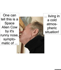 WELL WELL, SPACE FOOD SPECIALIST COW