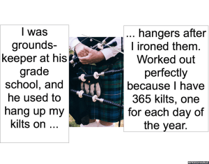 BAGPIPE MAN GROUNDSKEEPER