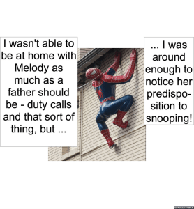 MELODY AGOGO'S FATHER SNOOPING